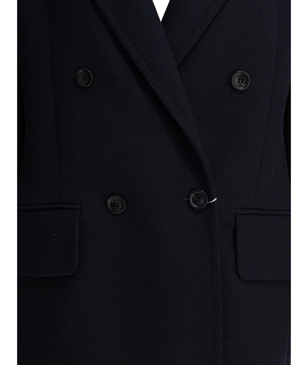 MAX MARA Синее шерстяное пальто, фото 3