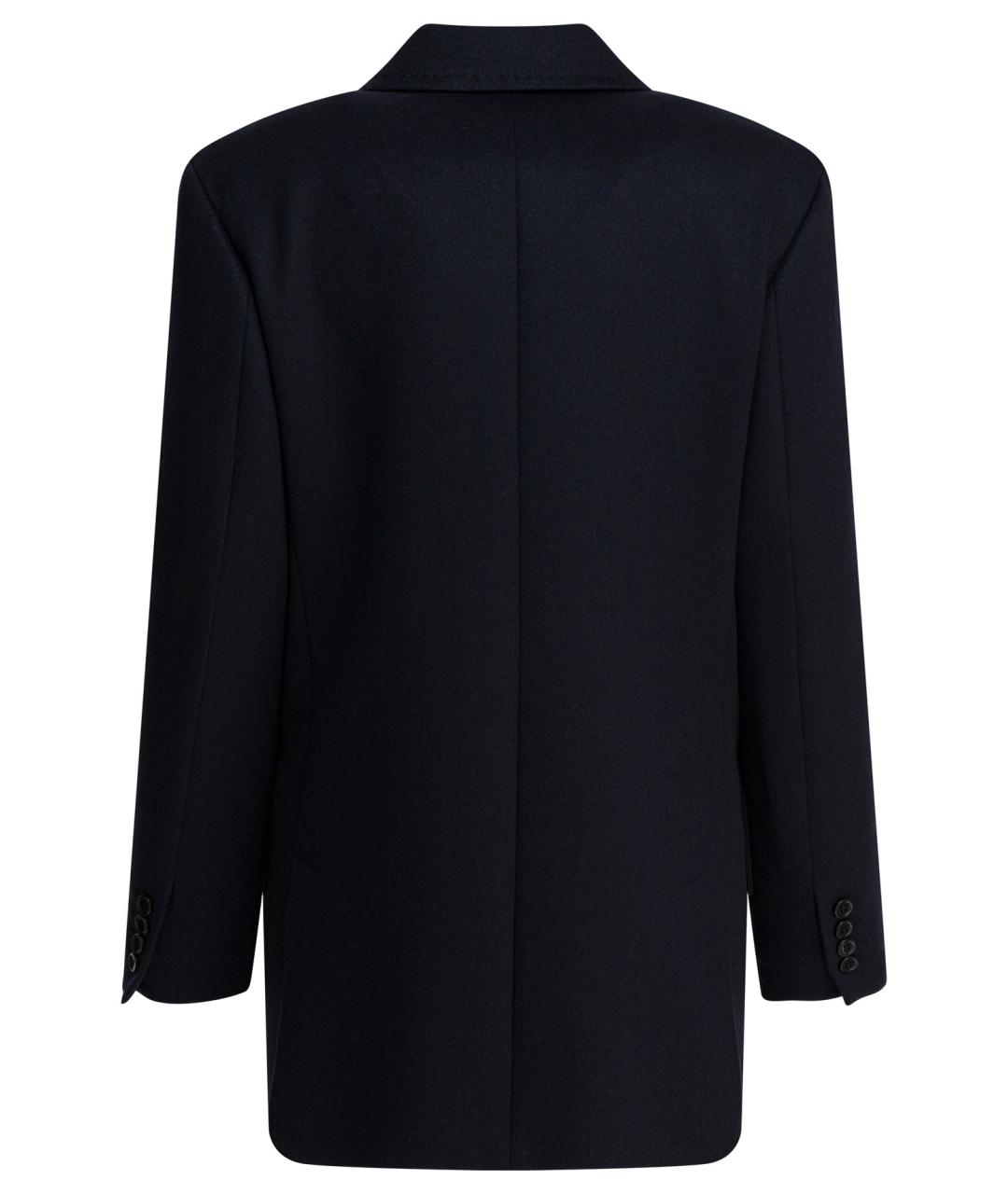 MAX MARA Синее шерстяное пальто, фото 2