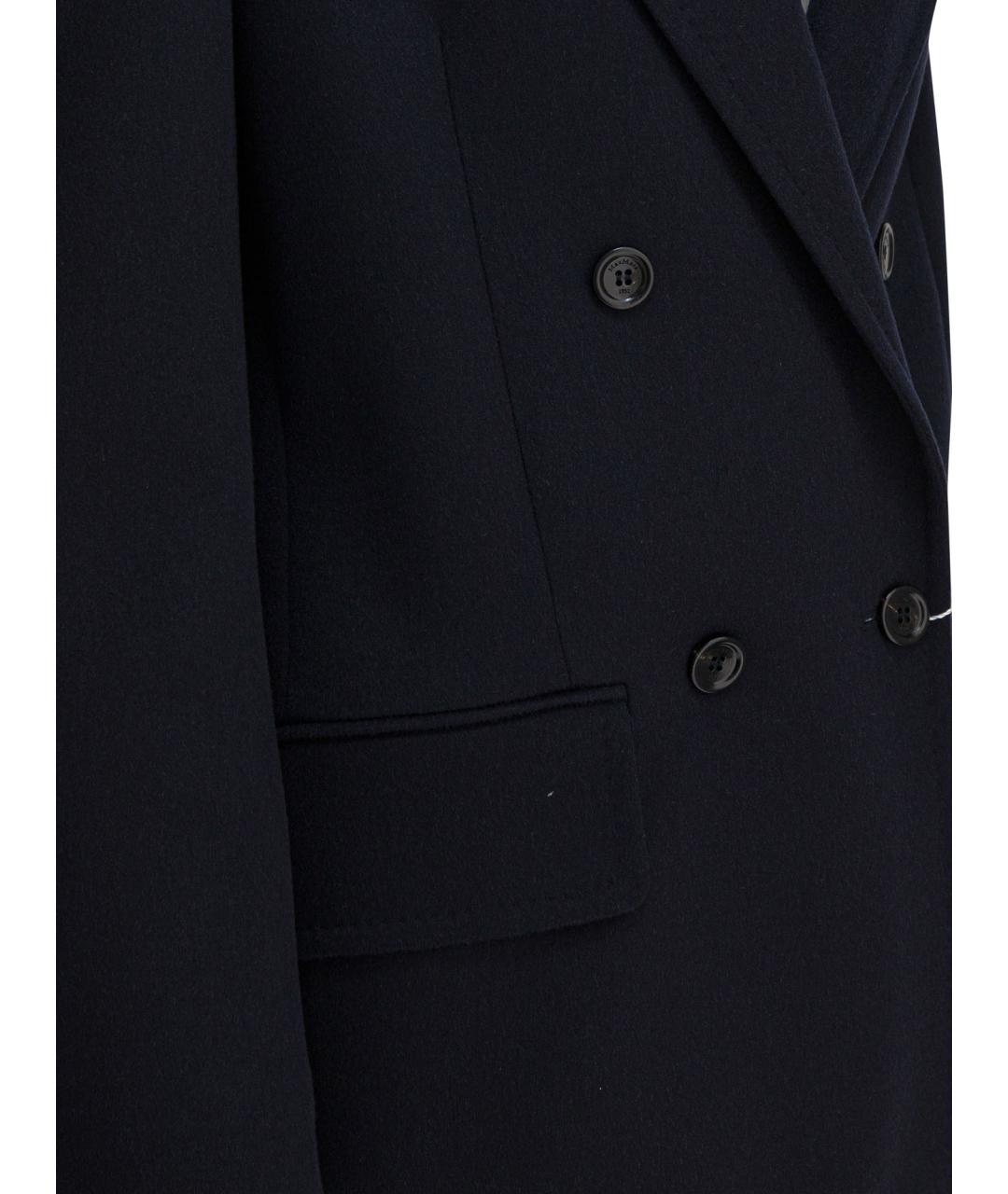 MAX MARA Синее шерстяное пальто, фото 4