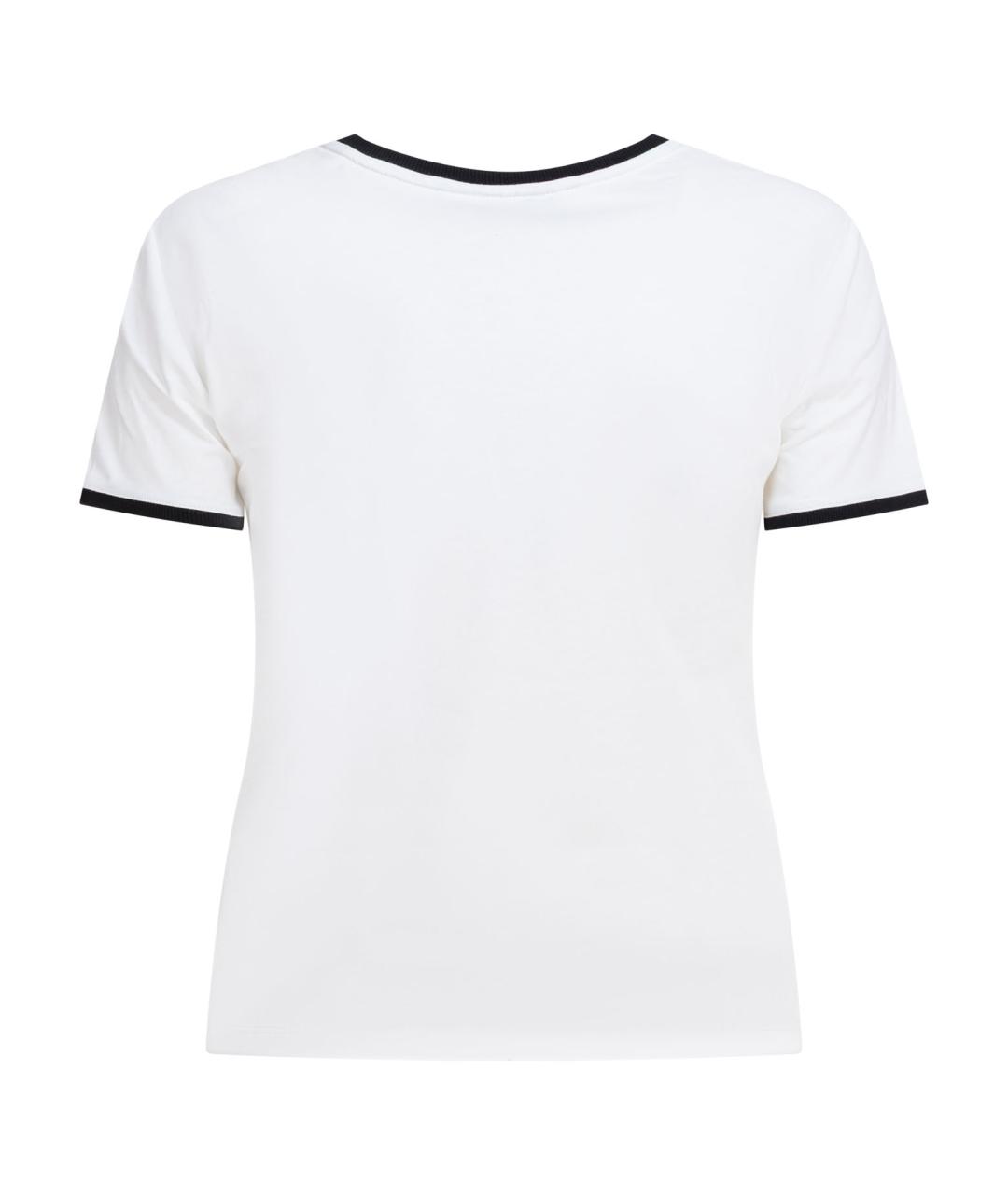 SELF-PORTRAIT Белая хлопковая футболка, фото 2