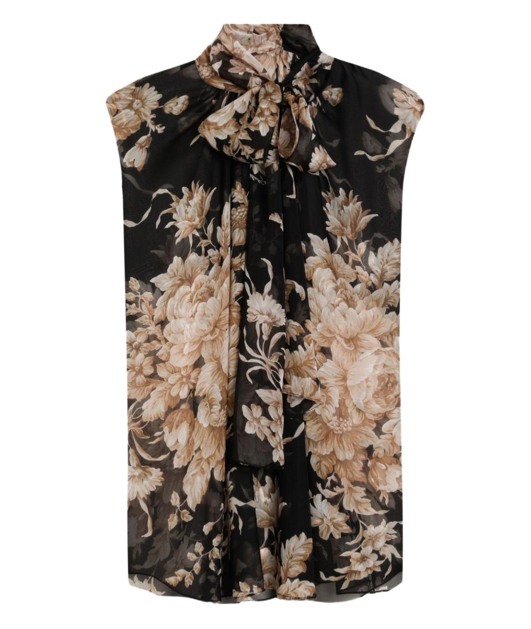 DOLCE&GABBANA Мульти шелковая блузы, фото 1