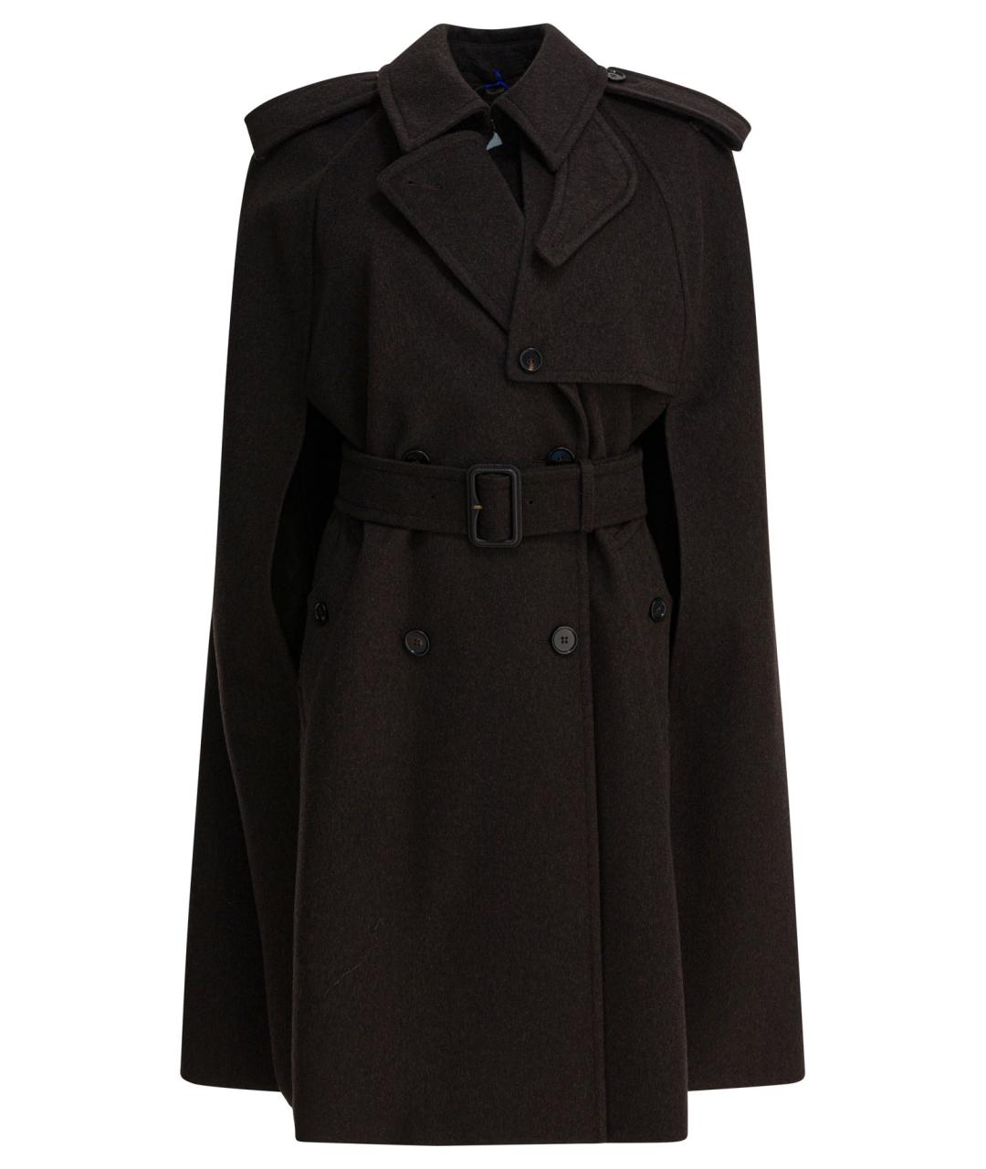 BURBERRY Коричневое кашемировое пальто, фото 1