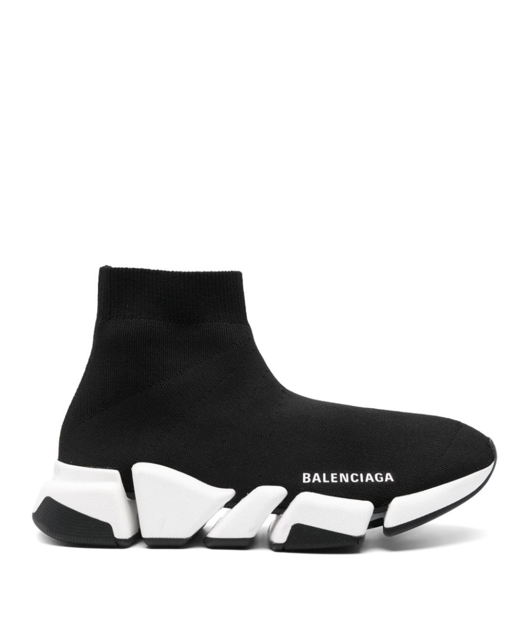 BALENCIAGA Черные синтетические кроссовки, фото 1