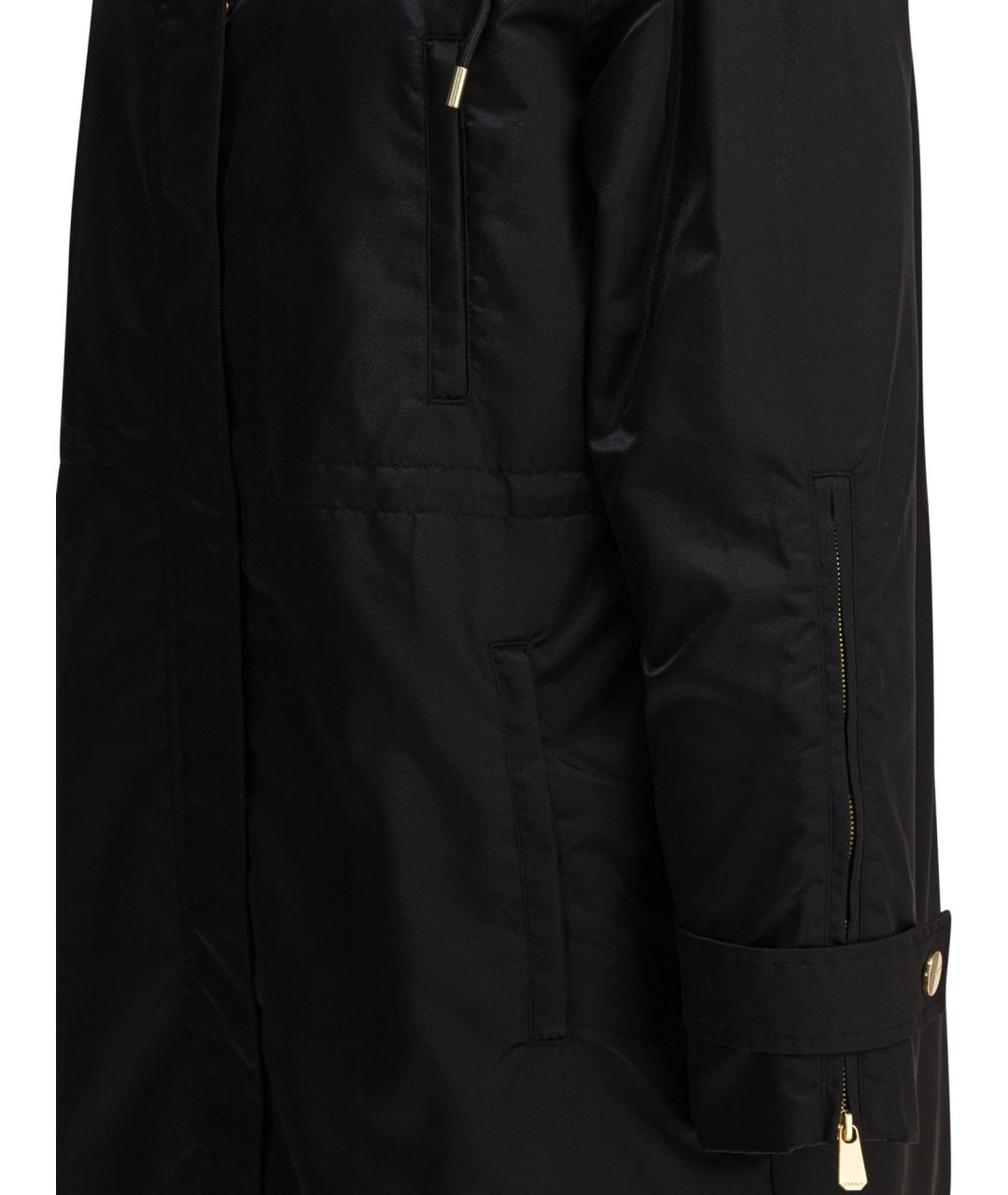 PINKO Черная полиэстеровая парка, фото 4