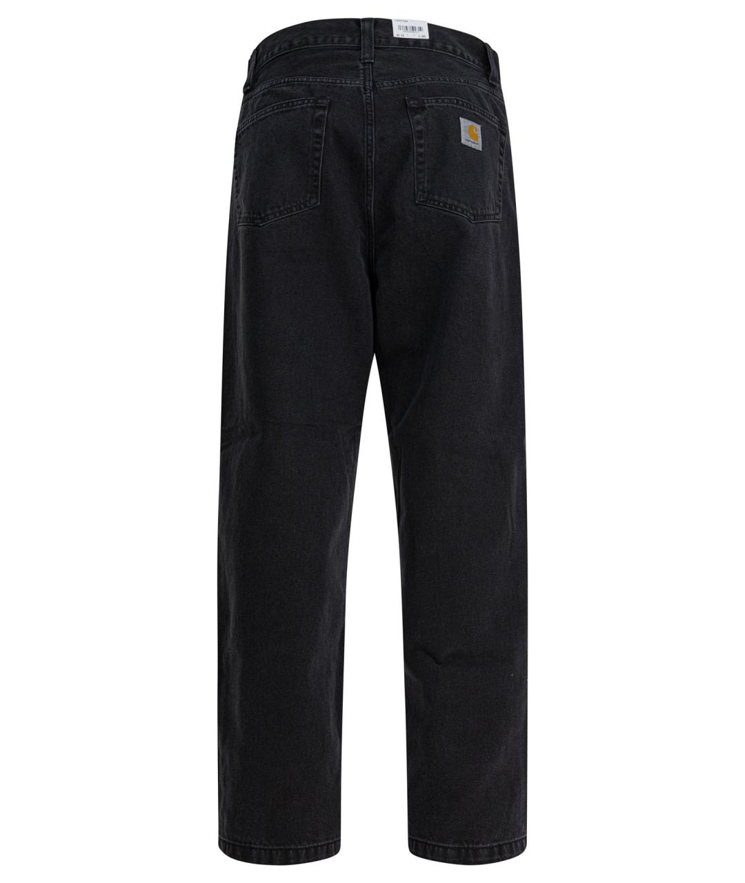 CARHARTT WIP Черные хлопковые повседневные брюки, фото 2