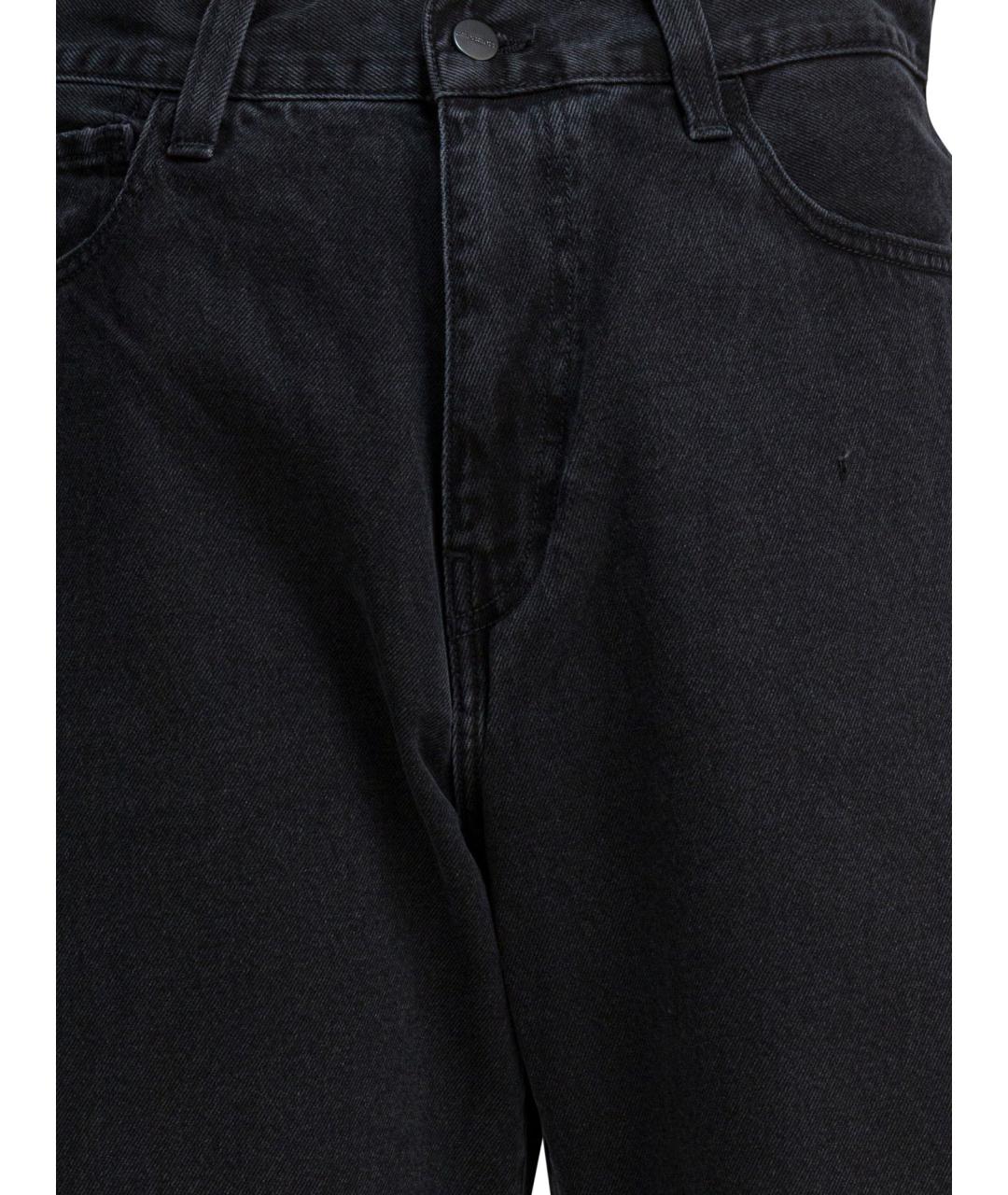 CARHARTT WIP Черные хлопковые повседневные брюки, фото 3