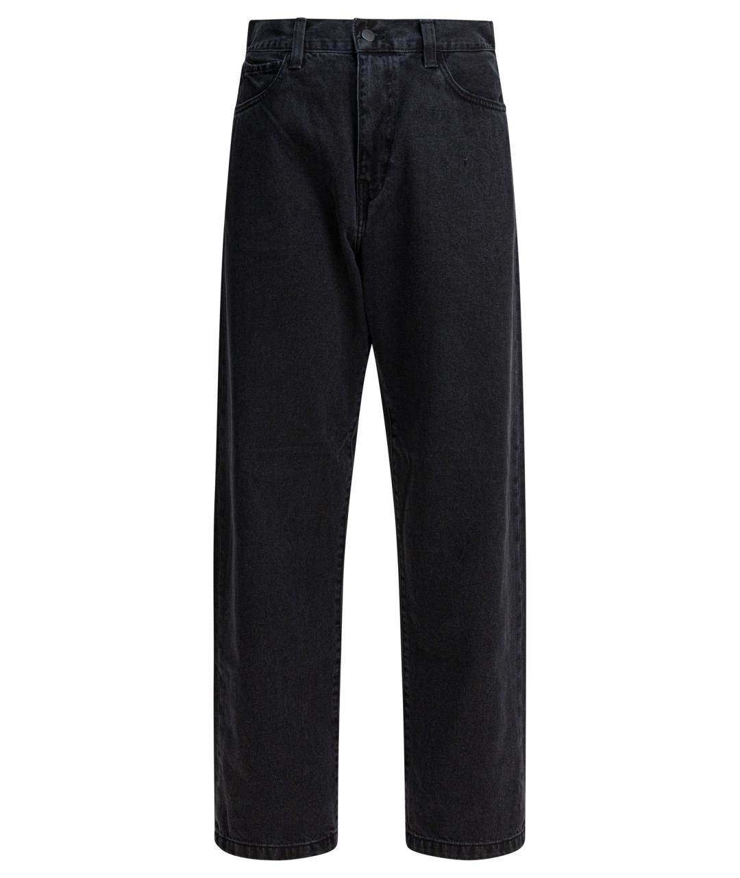 CARHARTT WIP Черные хлопковые повседневные брюки, фото 1