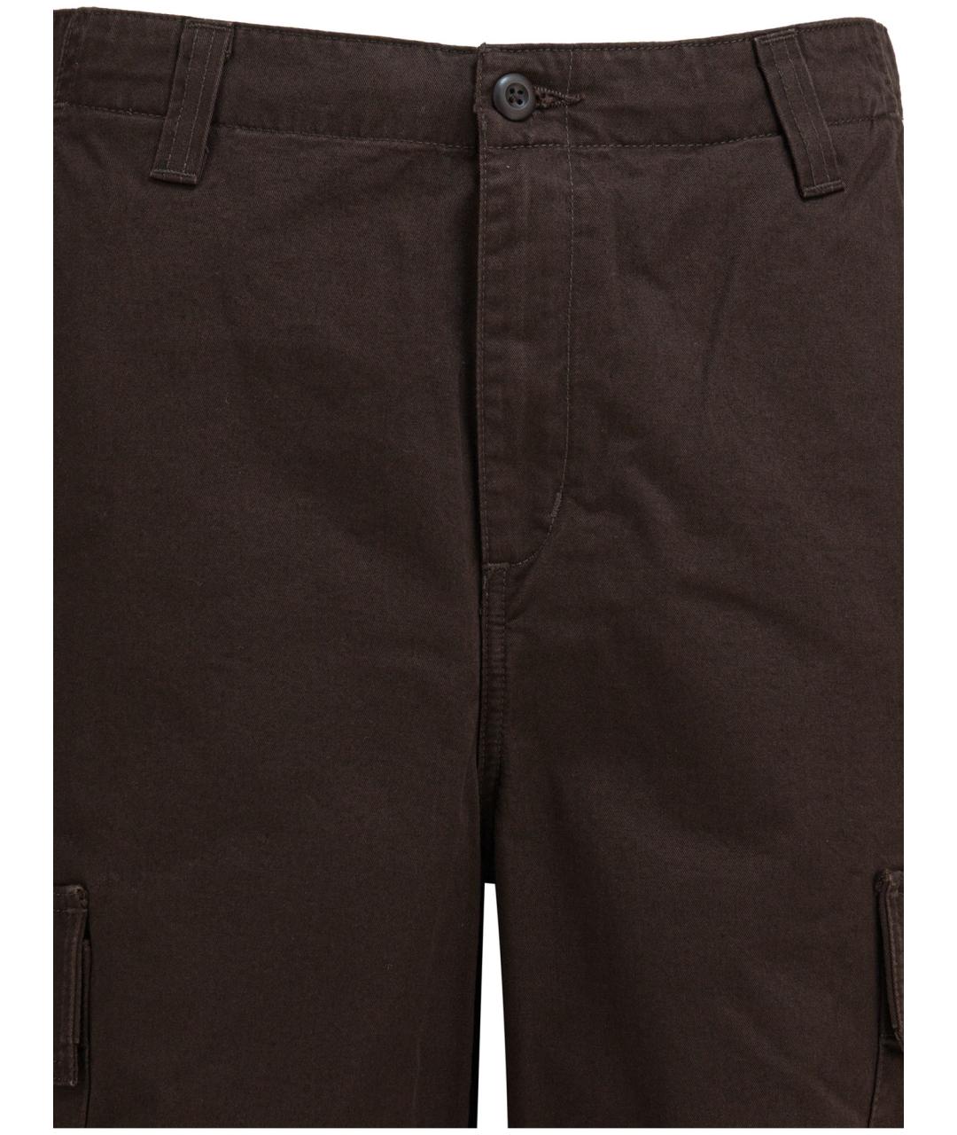 CARHARTT WIP Коричневые хлопковые повседневные брюки, фото 3