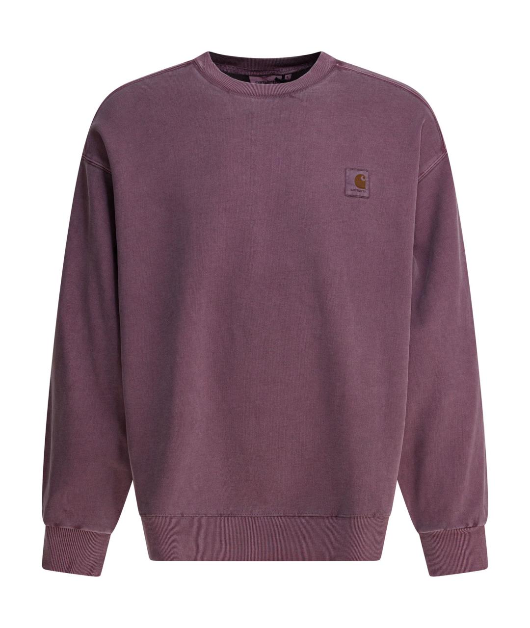 CARHARTT WIP Фиолетовый хлопковый джемпер / свитер, фото 1