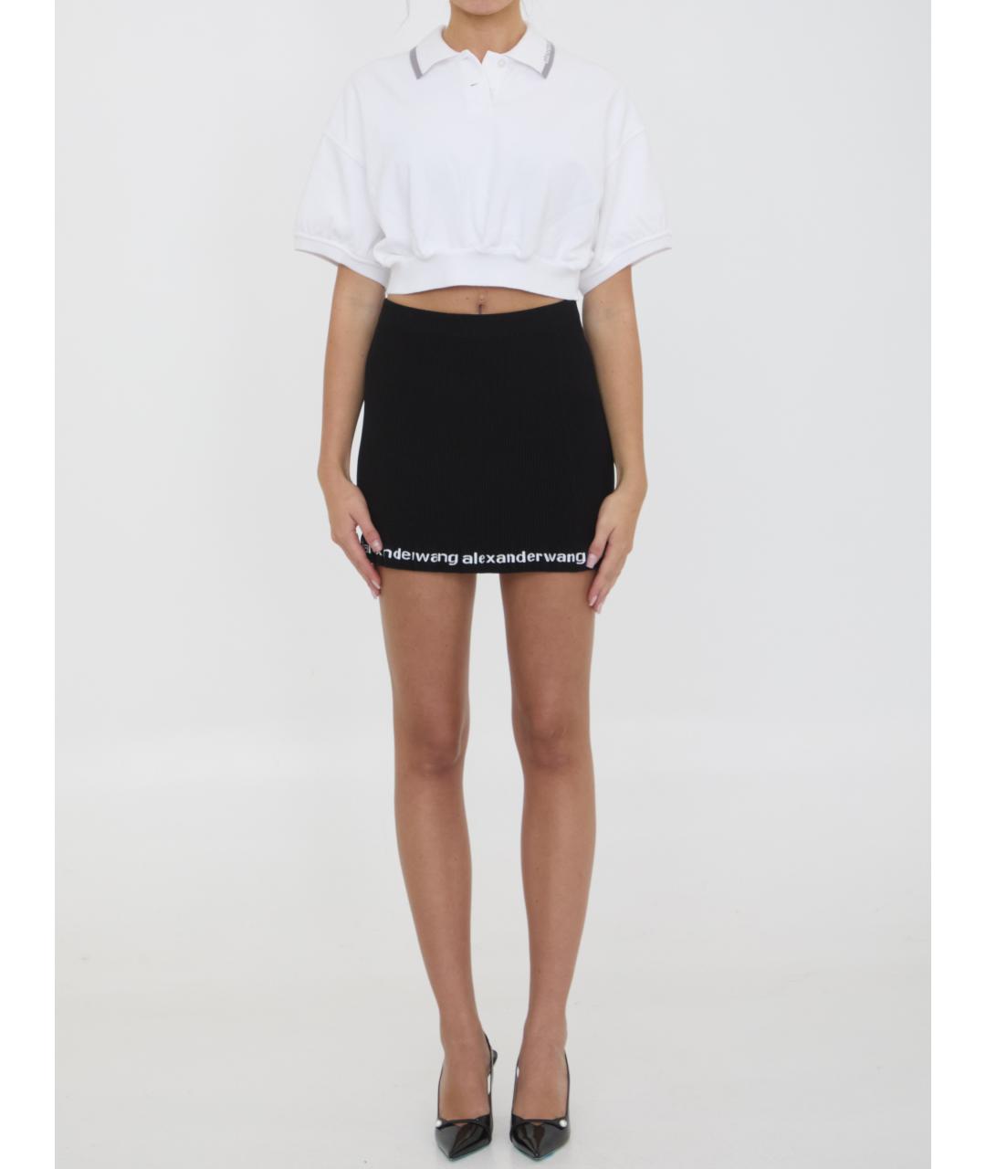 ALEXANDER WANG Белая хлопковая футболка, фото 5