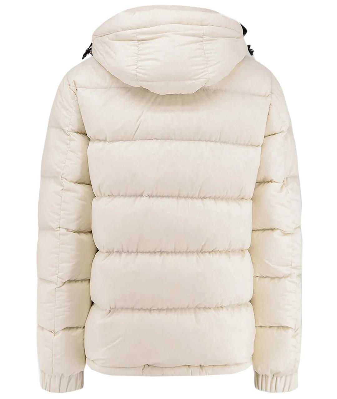 MONCLER Белая полиамидовая куртка, фото 2