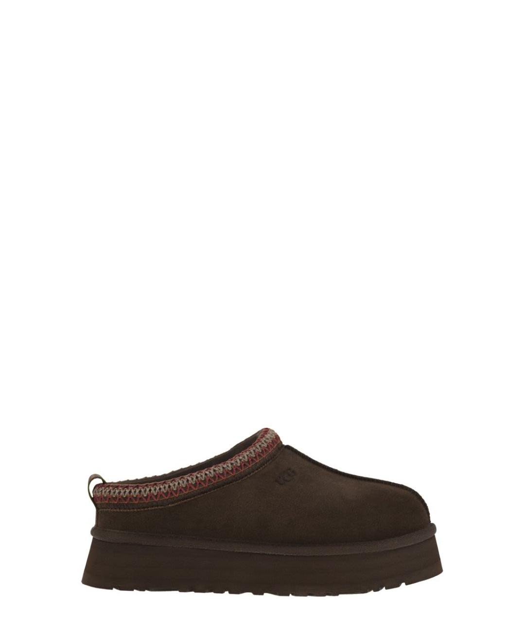 UGG AUSTRALIA Коричневые нубуковые мюли, фото 1