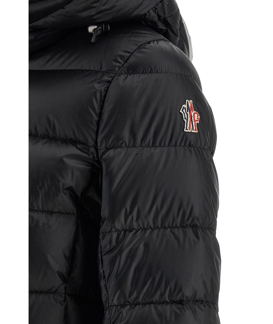 MONCLER Черная полиамидовая куртка, фото 5