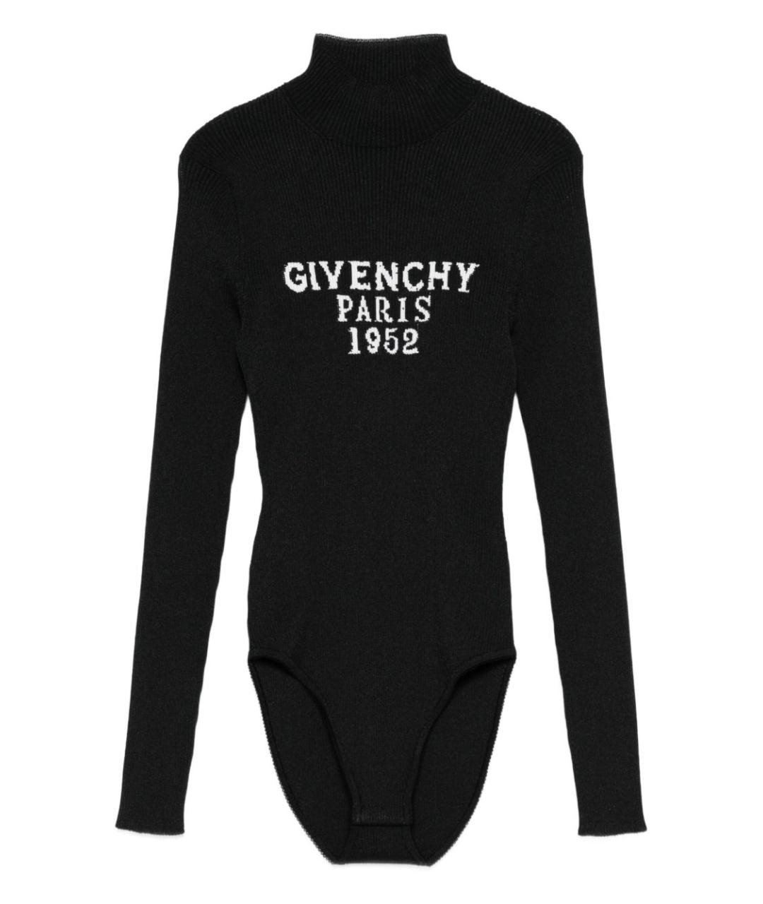 GIVENCHY Черная полиэстеровая водолазка, фото 1