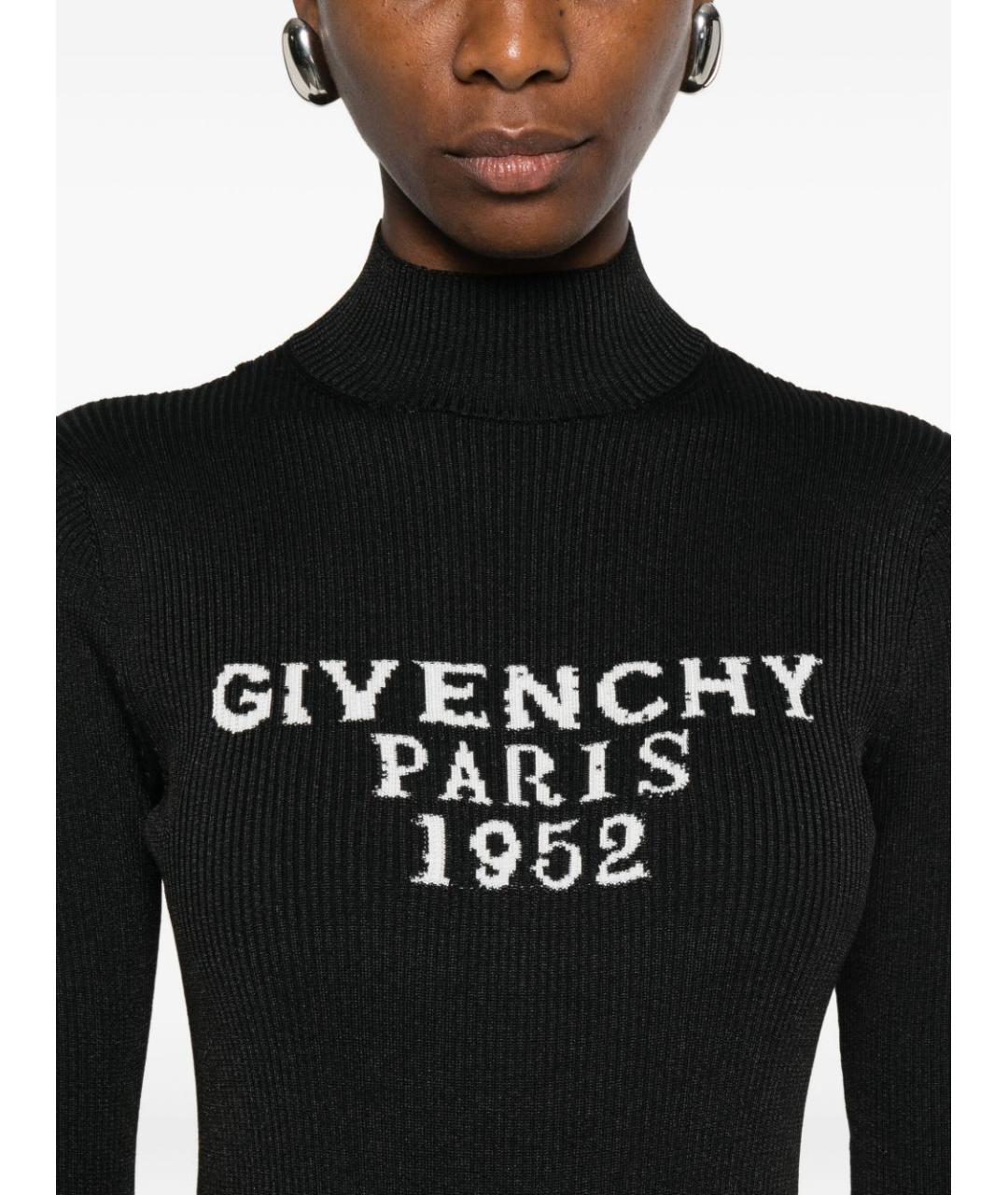 GIVENCHY Черная полиэстеровая водолазка, фото 3