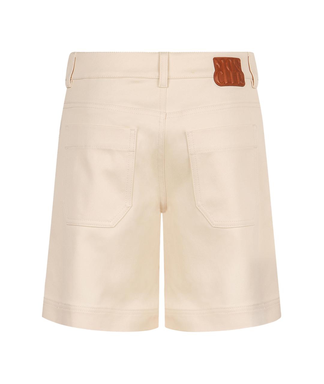 MONCLER Бежевые хлопковые шорты, фото 2
