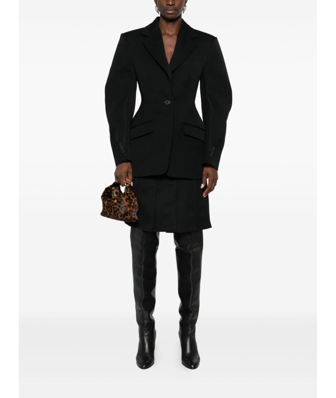 GIVENCHY Черный шерстяной жакет/пиджак, фото 5