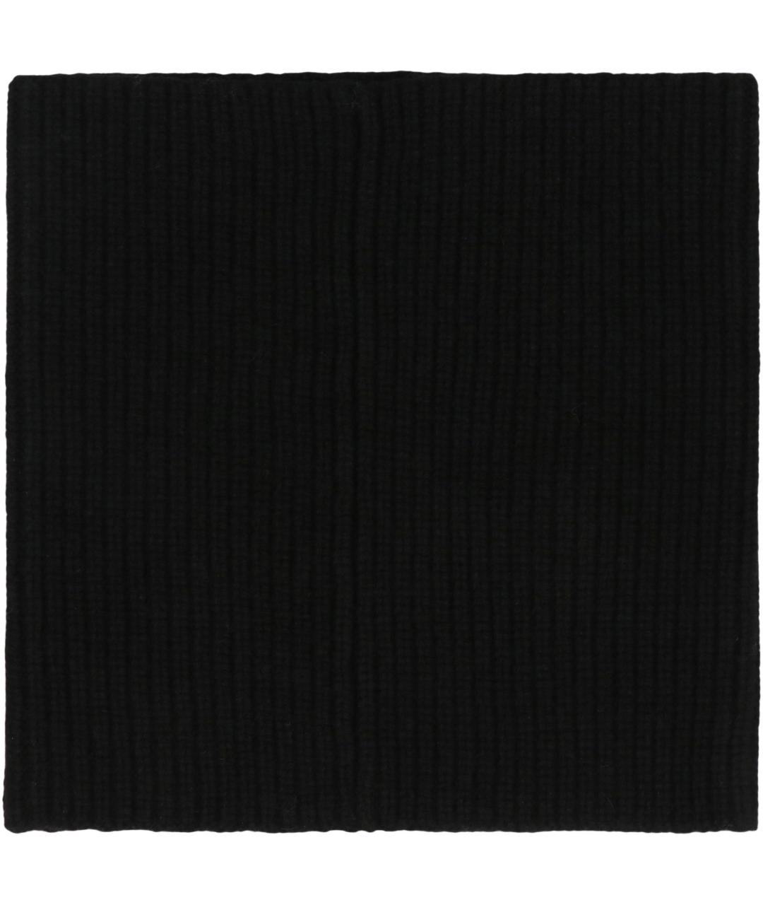 STONE ISLAND Черный кашемировый шарф, фото 3