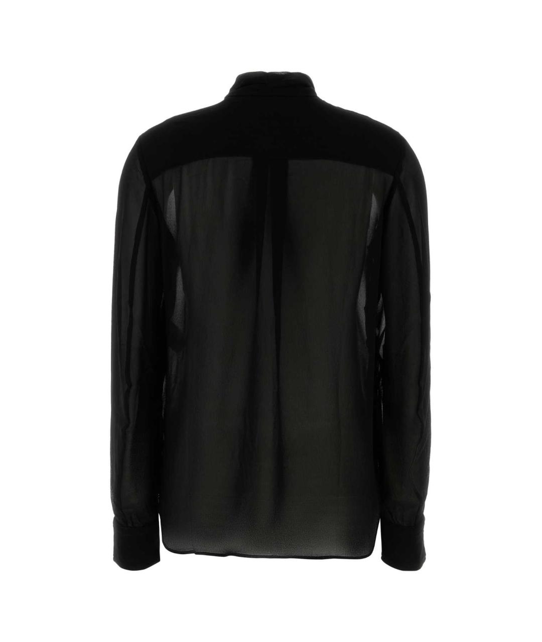 ISABEL MARANT Черная шелковая блузы, фото 2