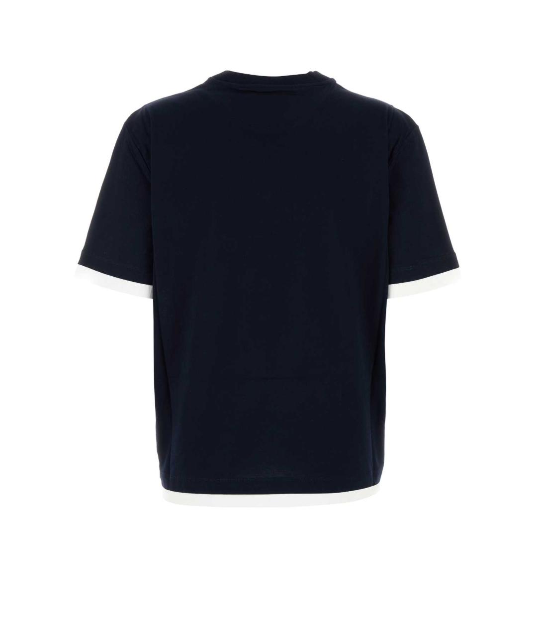 PRADA Синяя хлопковая футболка, фото 2