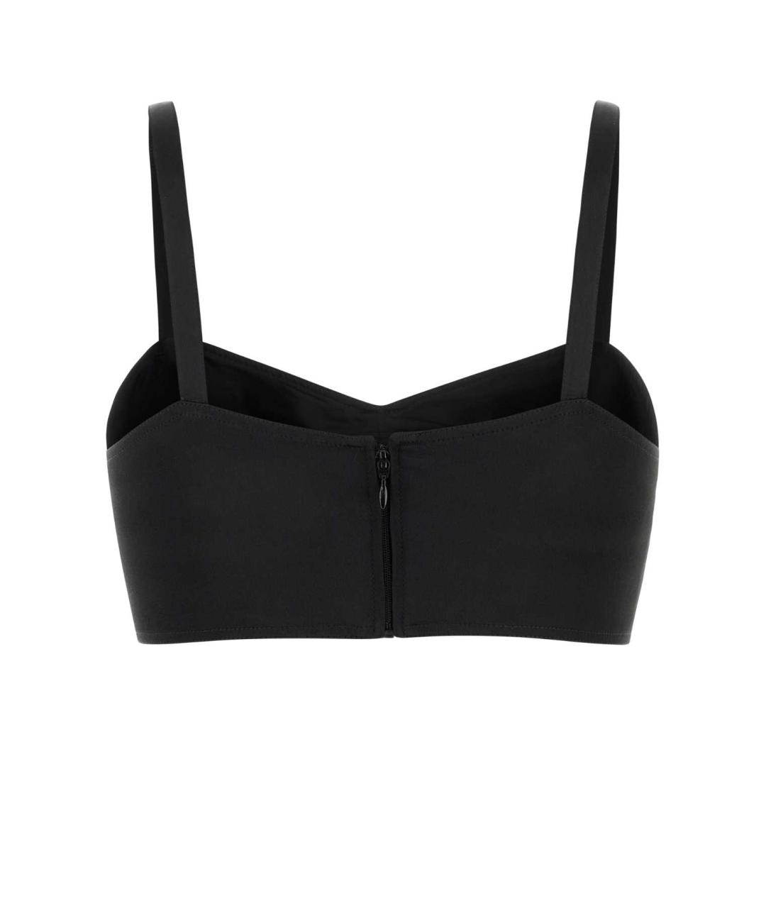 PRADA Черная вискозная футболка, фото 2