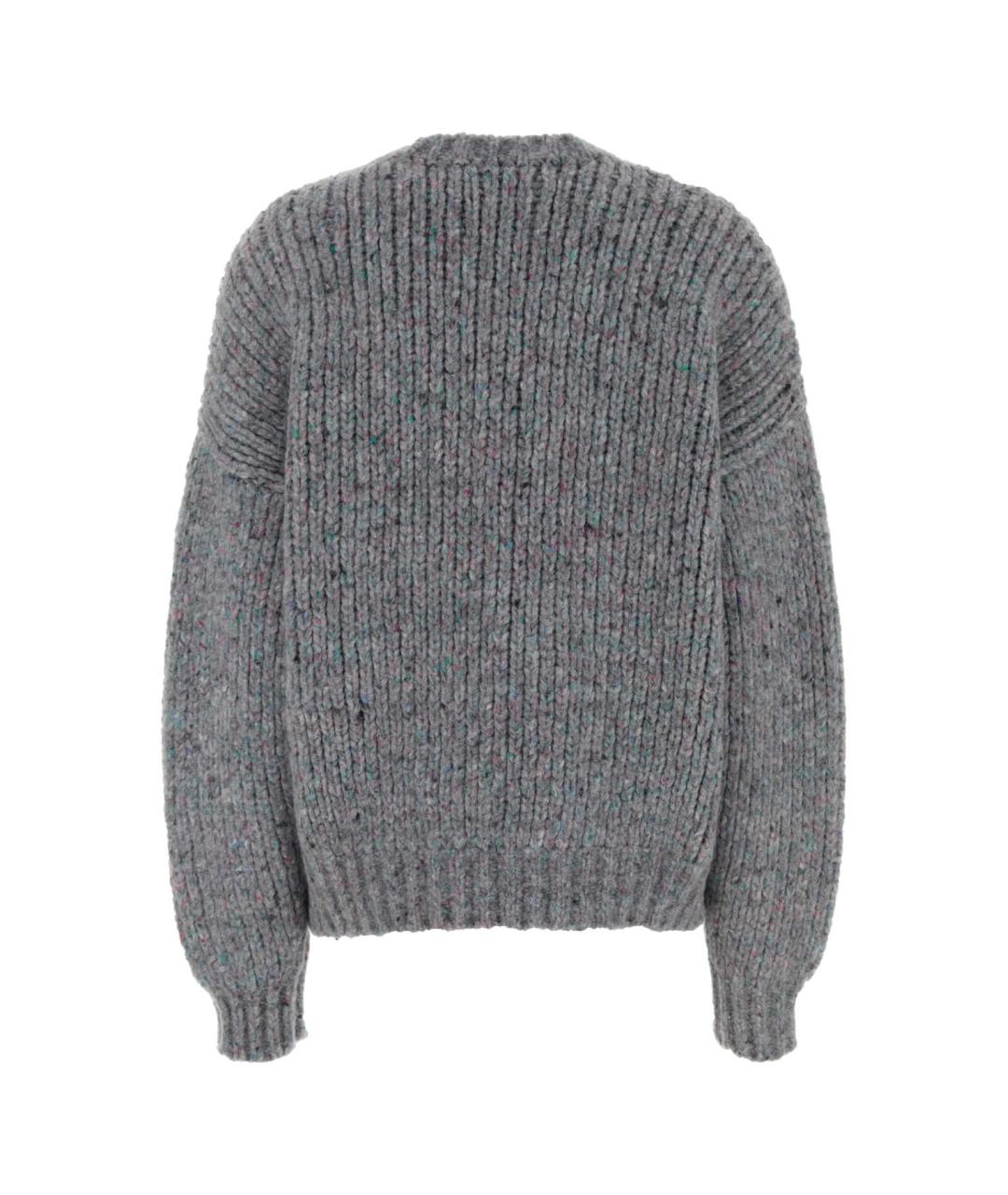 ALEXANDER WANG Серый шерстяной джемпер / свитер, фото 2