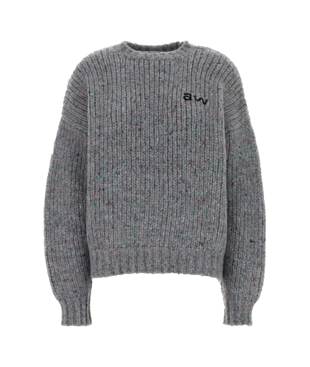 ALEXANDER WANG Серый шерстяной джемпер / свитер, фото 1