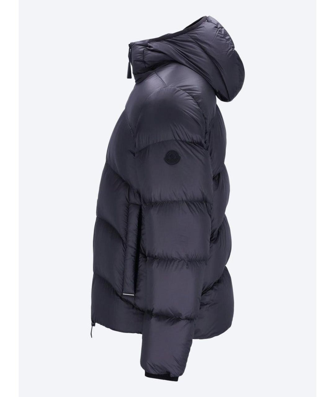 MONCLER Синяя полиамидовая куртка, фото 2