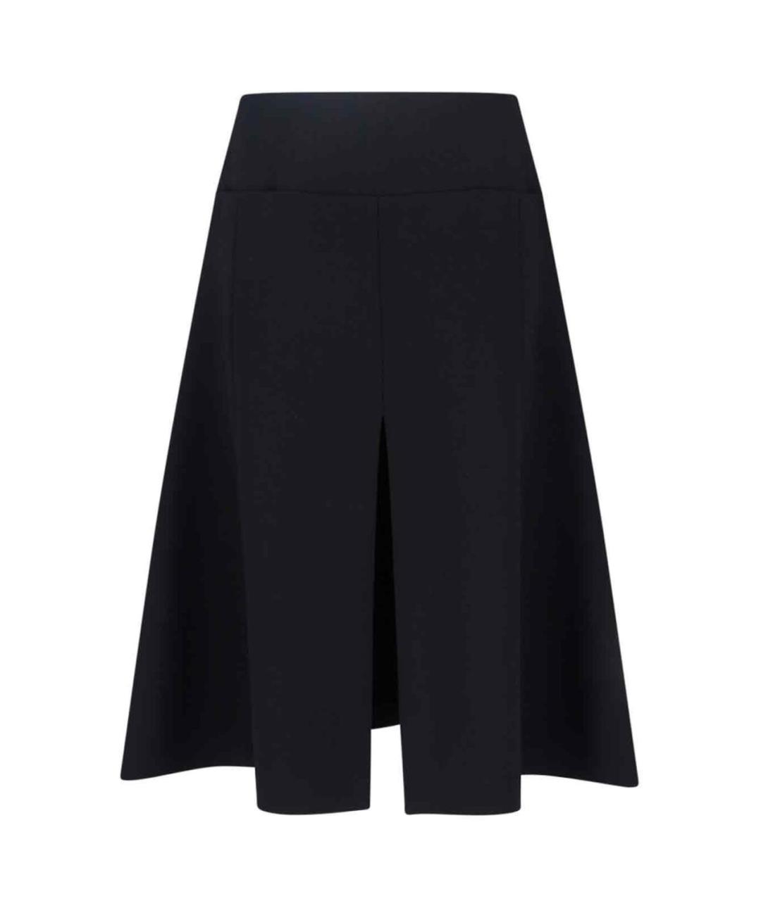 ALAIA Черная шерстяная юбка миди, фото 1