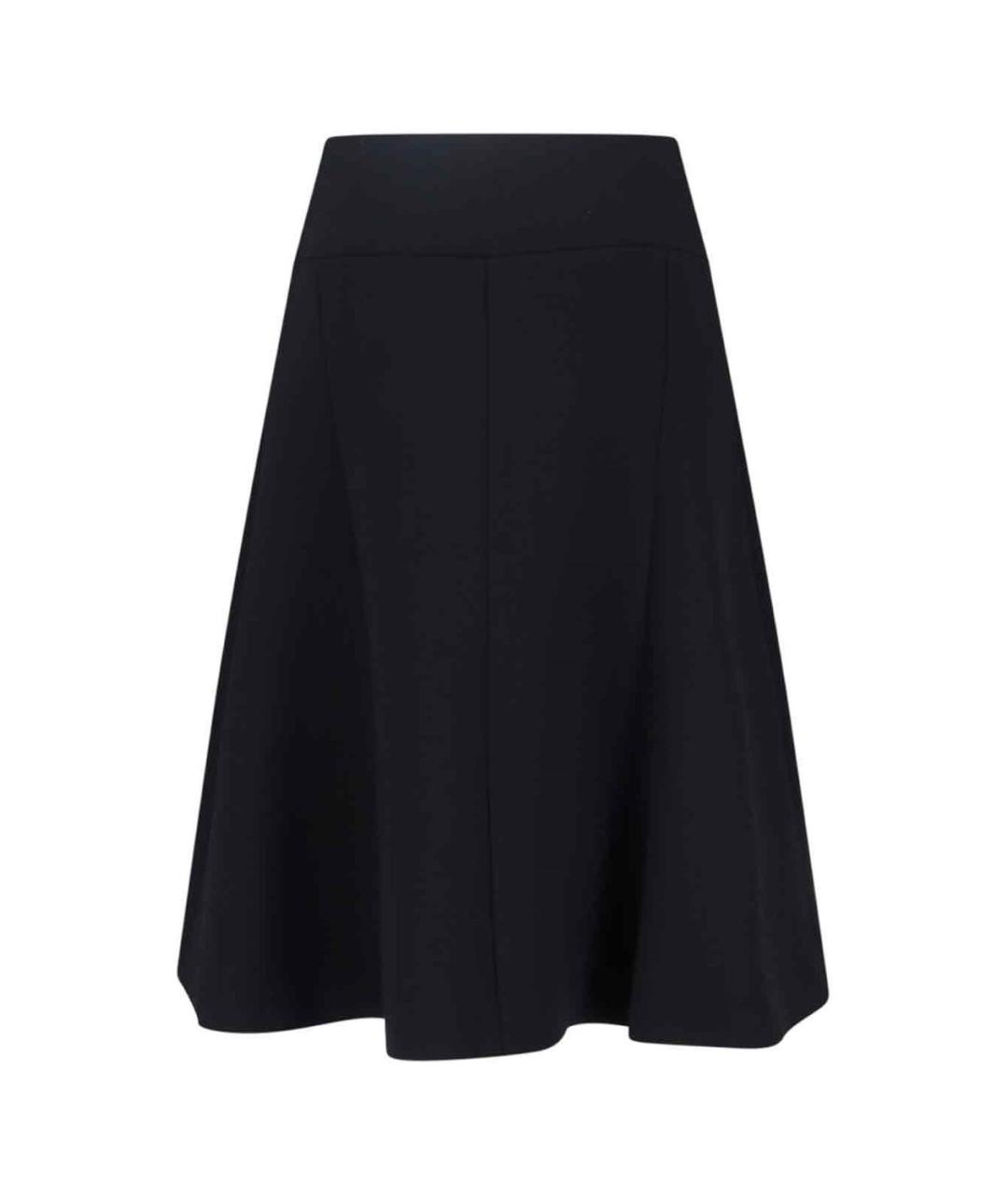 ALAIA Черная шерстяная юбка миди, фото 2