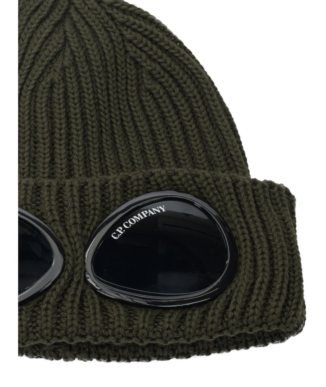 CP COMPANY Зеленая шерстяная шапка, фото 3
