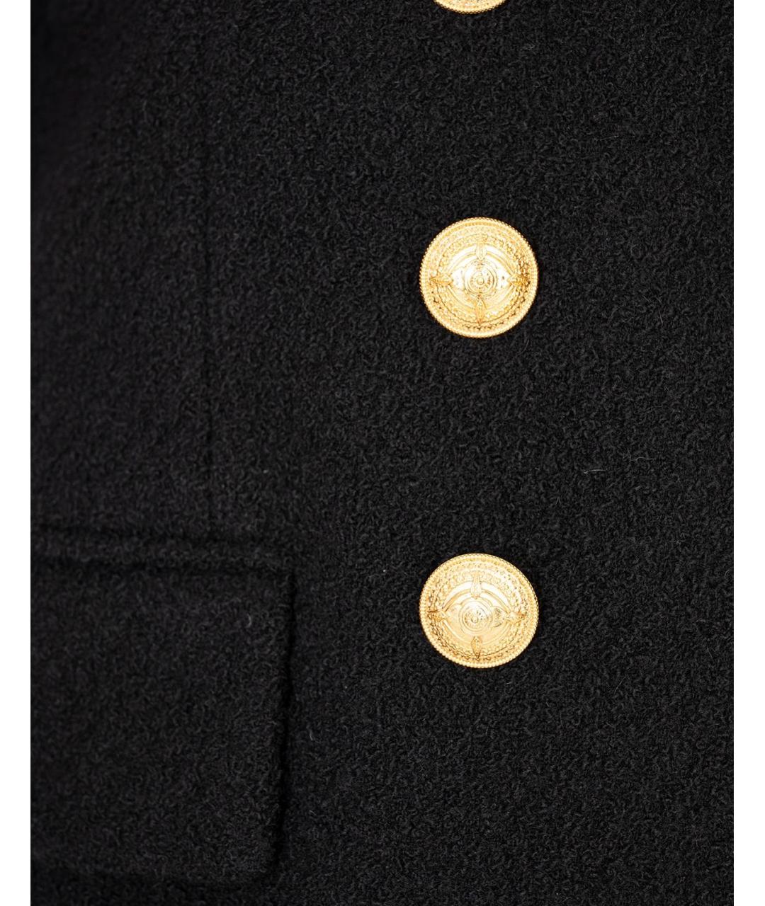 CHLOE Черное шерстяное пальто, фото 3