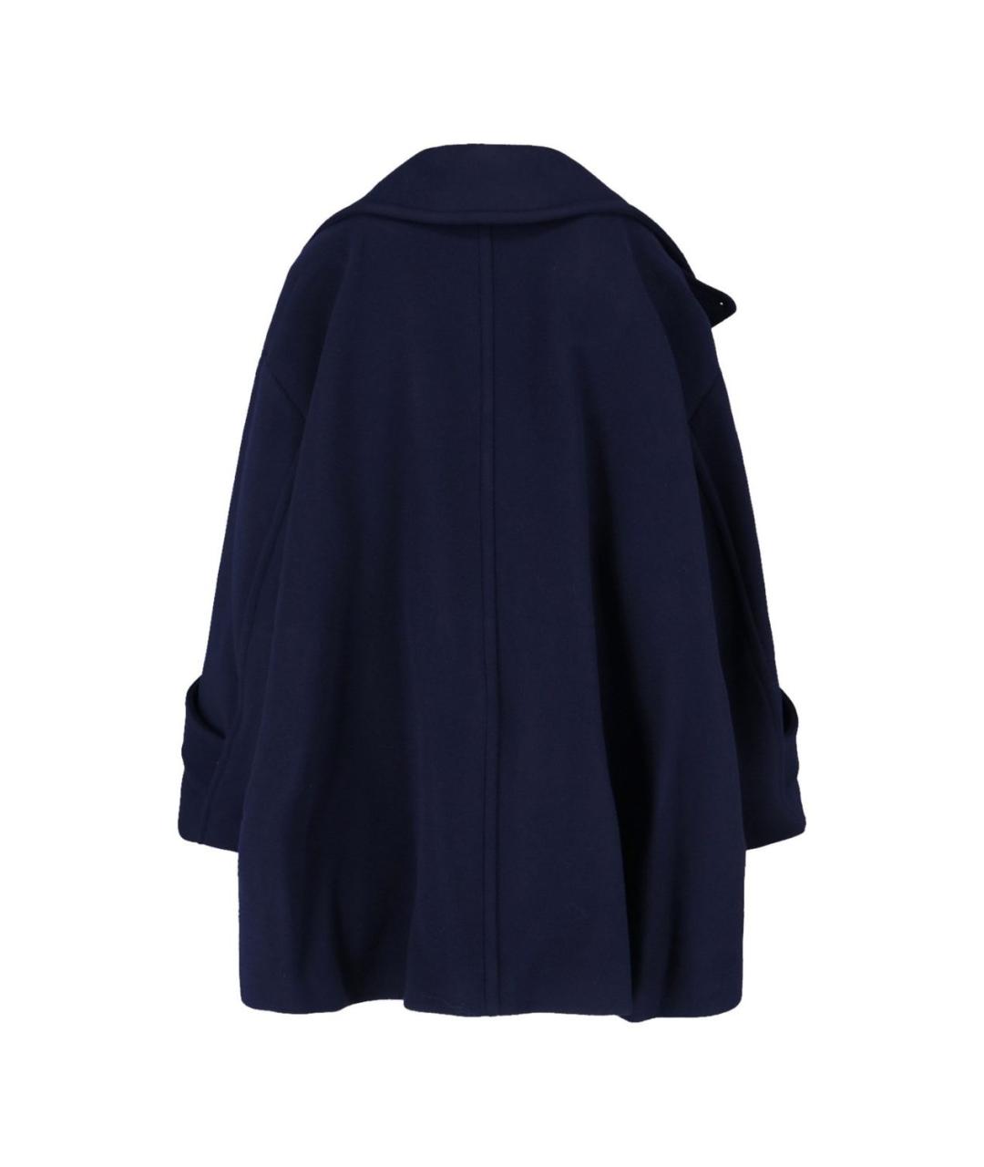 CHLOE Синее шерстяное пальто, фото 2