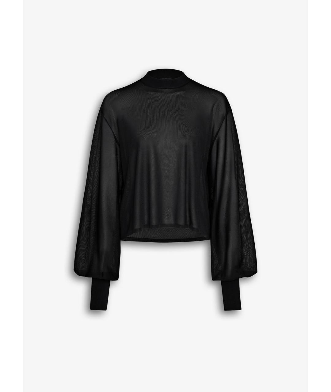 ALAIA Черный вискозный джемпер / свитер, фото 5