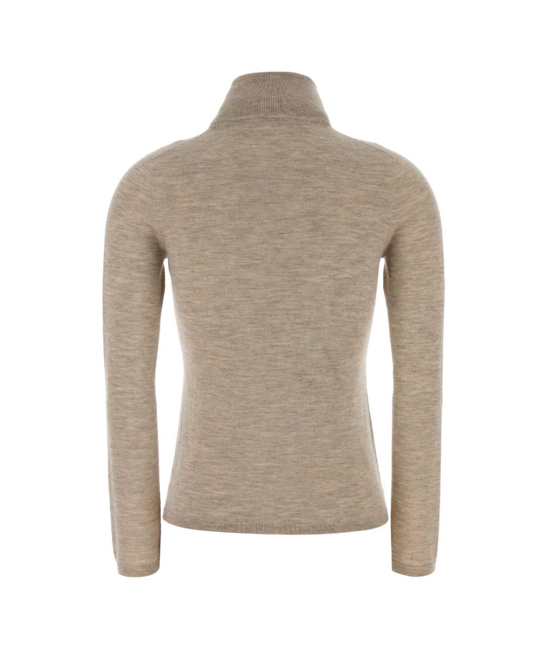 MAX MARA Бежевый кашемировый джемпер / свитер, фото 2