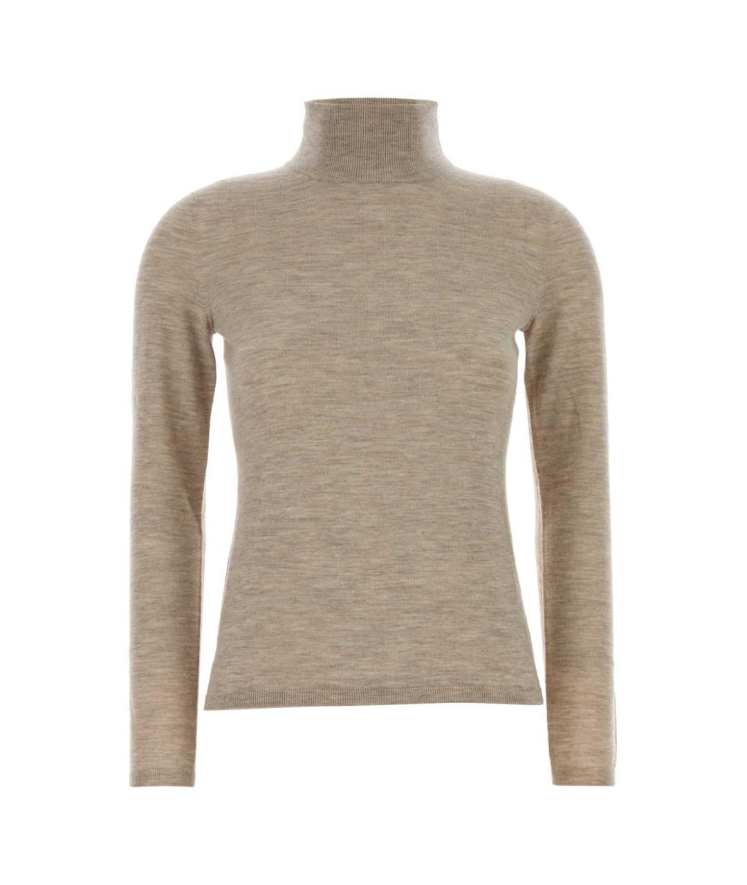 MAX MARA Бежевый кашемировый джемпер / свитер, фото 1