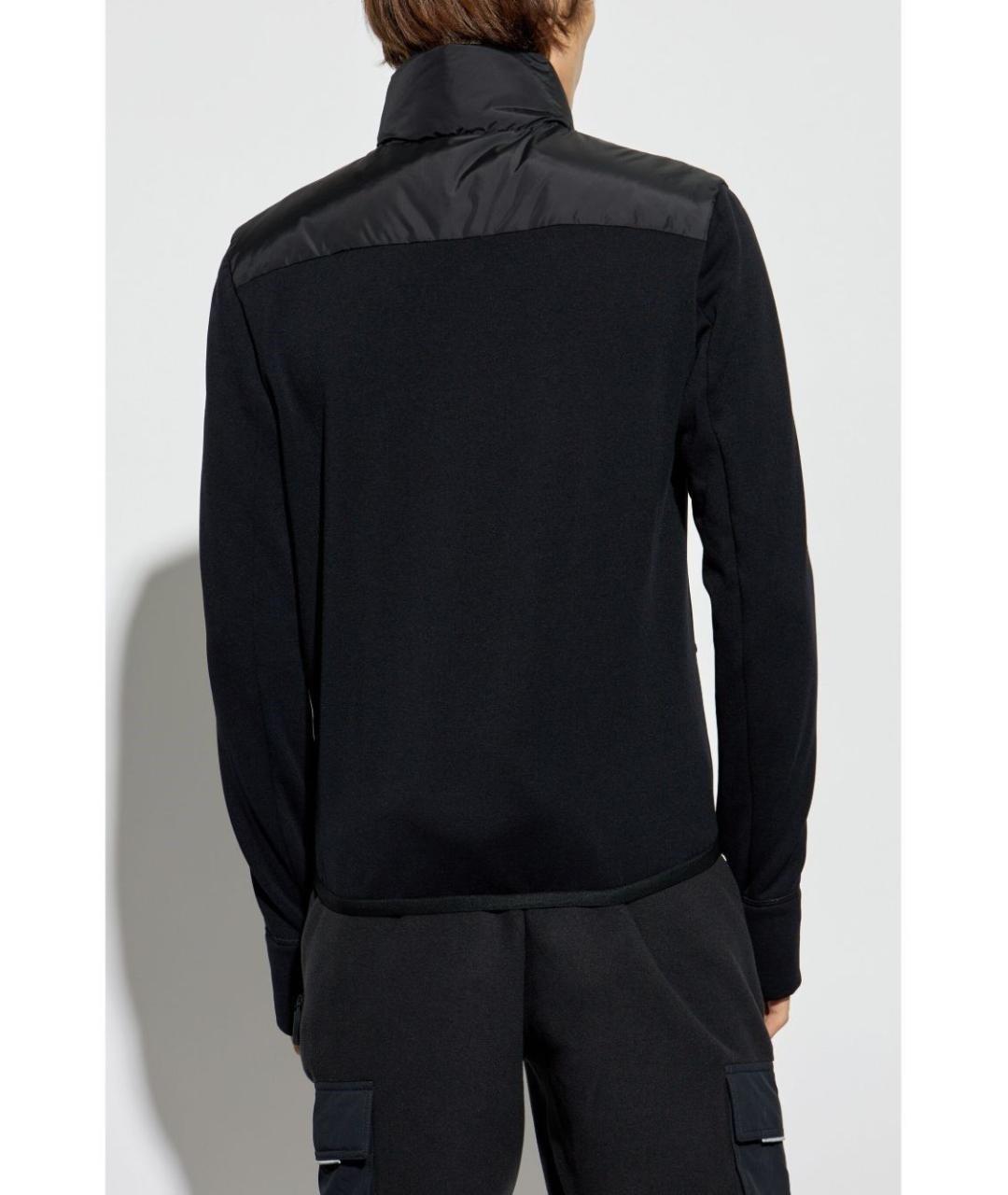 MONCLER Черная полиэстеровая куртка, фото 2