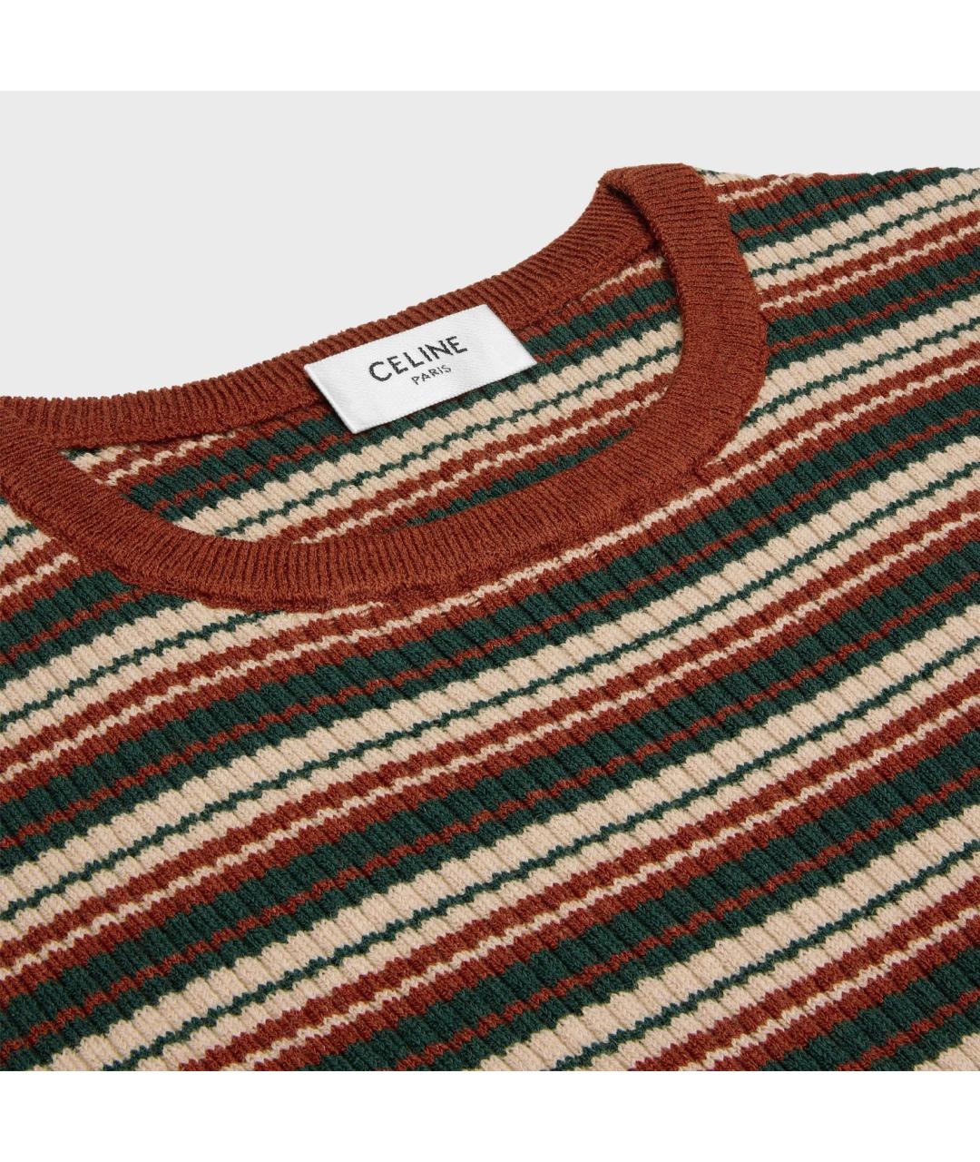 CELINE Мульти шерстяной джемпер / свитер, фото 3