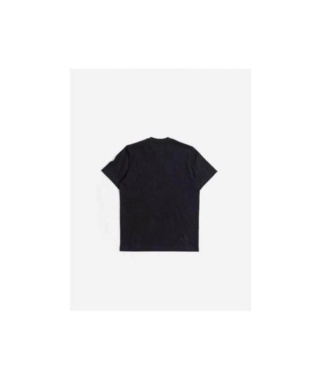 MONCLER Синяя хлопковая футболка, фото 2