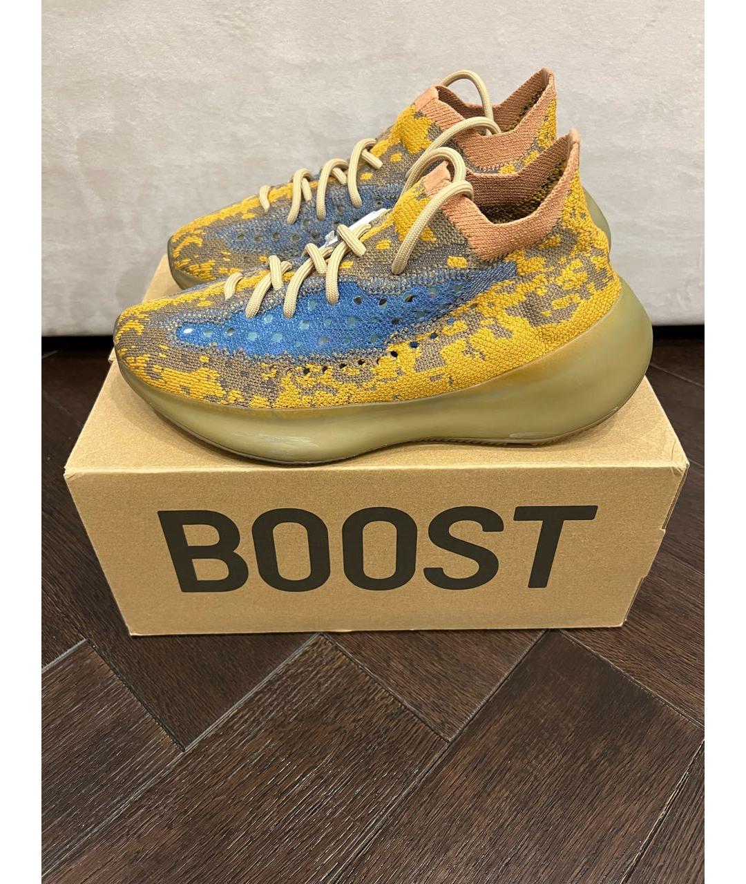 ADIDAS YEEZY Мульти текстильные кроссовки, фото 7