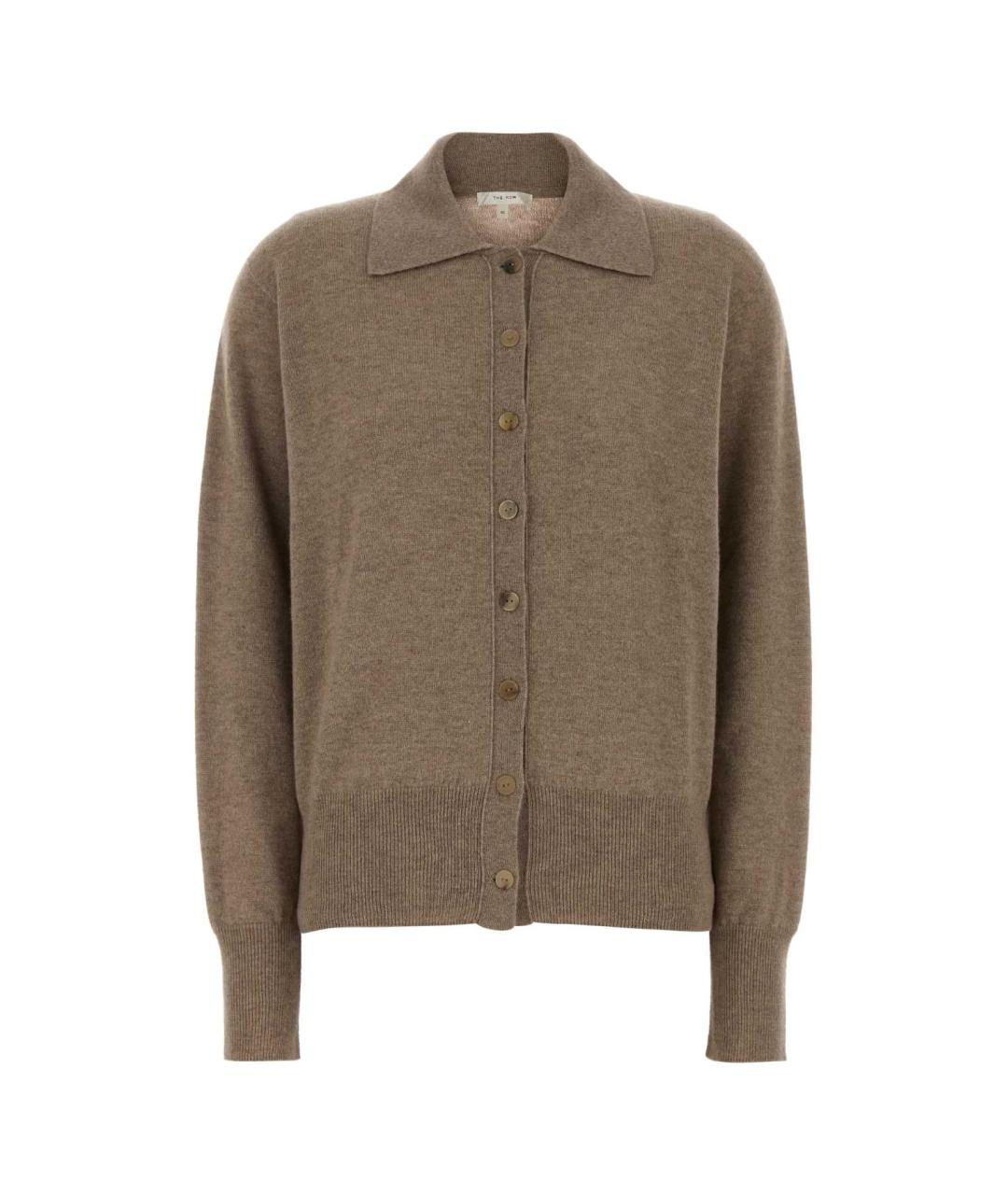 THE ROW Бежевый кашемировый кардиган, фото 1