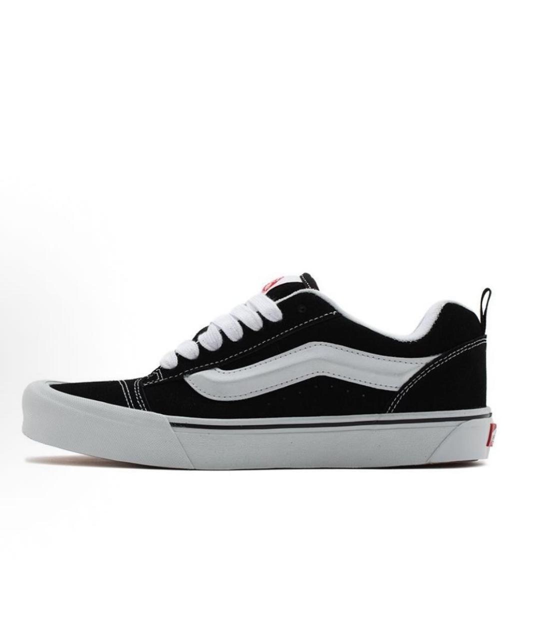 VANS Черные текстильные низкие кроссовки / кеды, фото 3