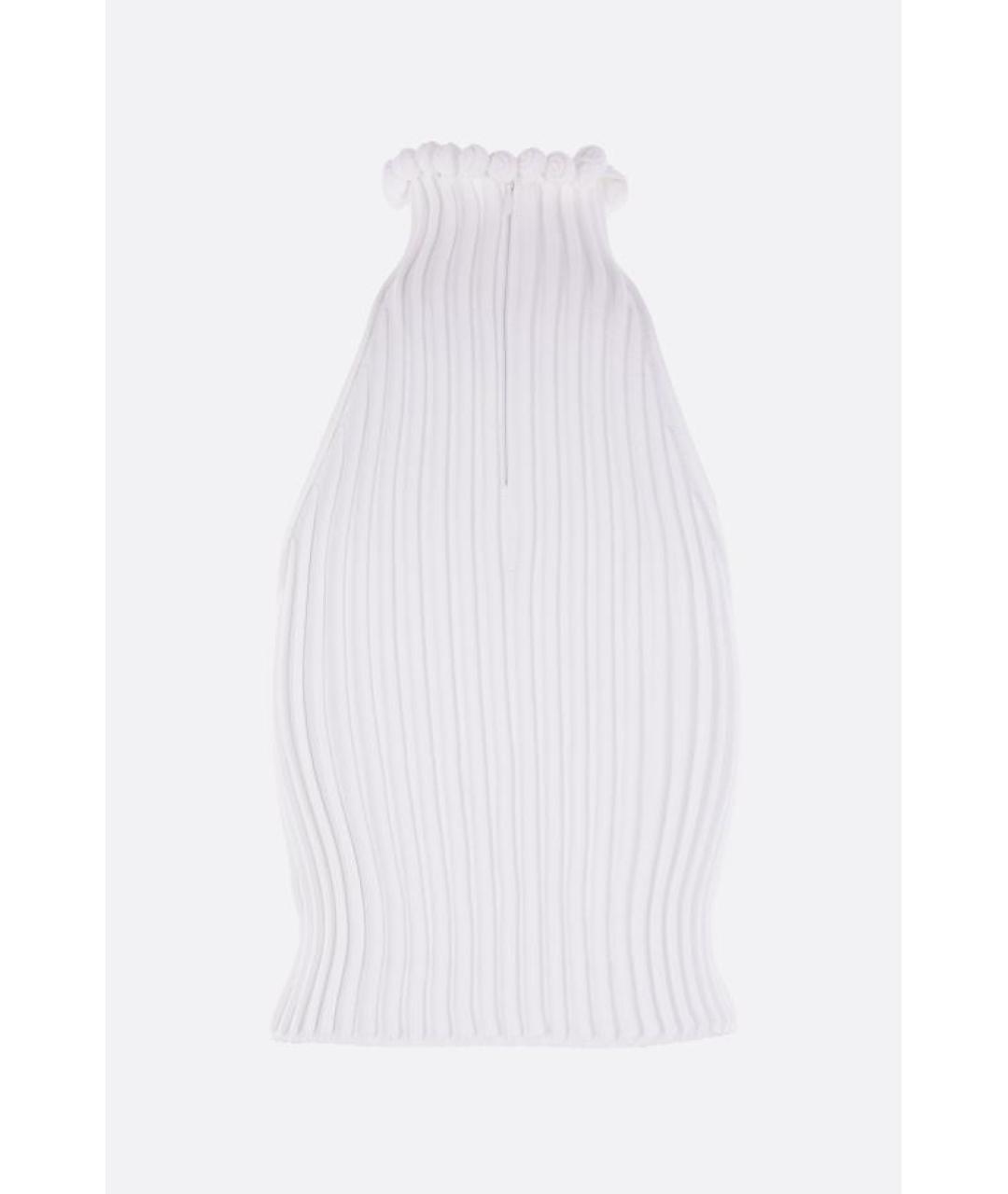 ALAIA Белая вискозная майка, фото 4