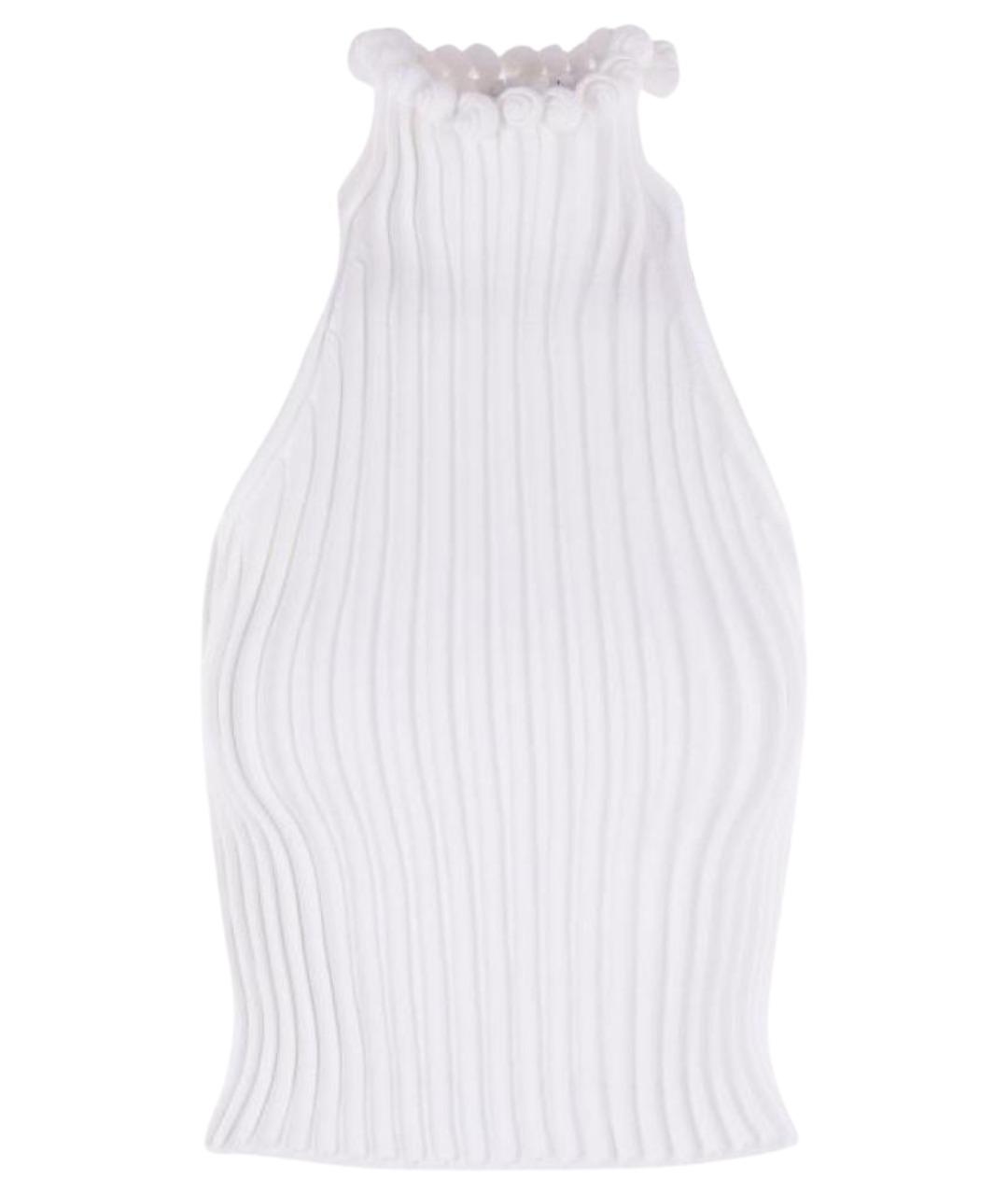 ALAIA Белая вискозная майка, фото 1