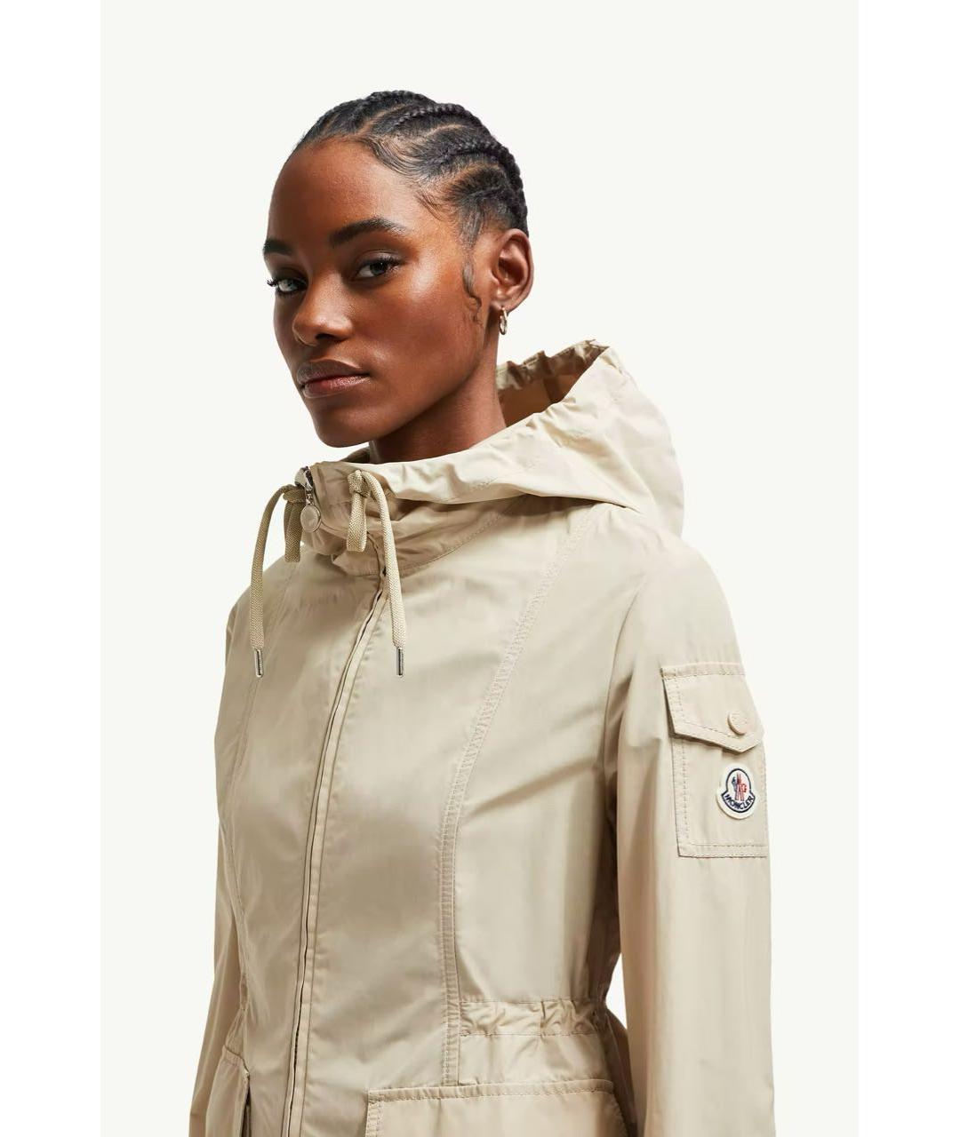 MONCLER Бежевая парка, фото 6