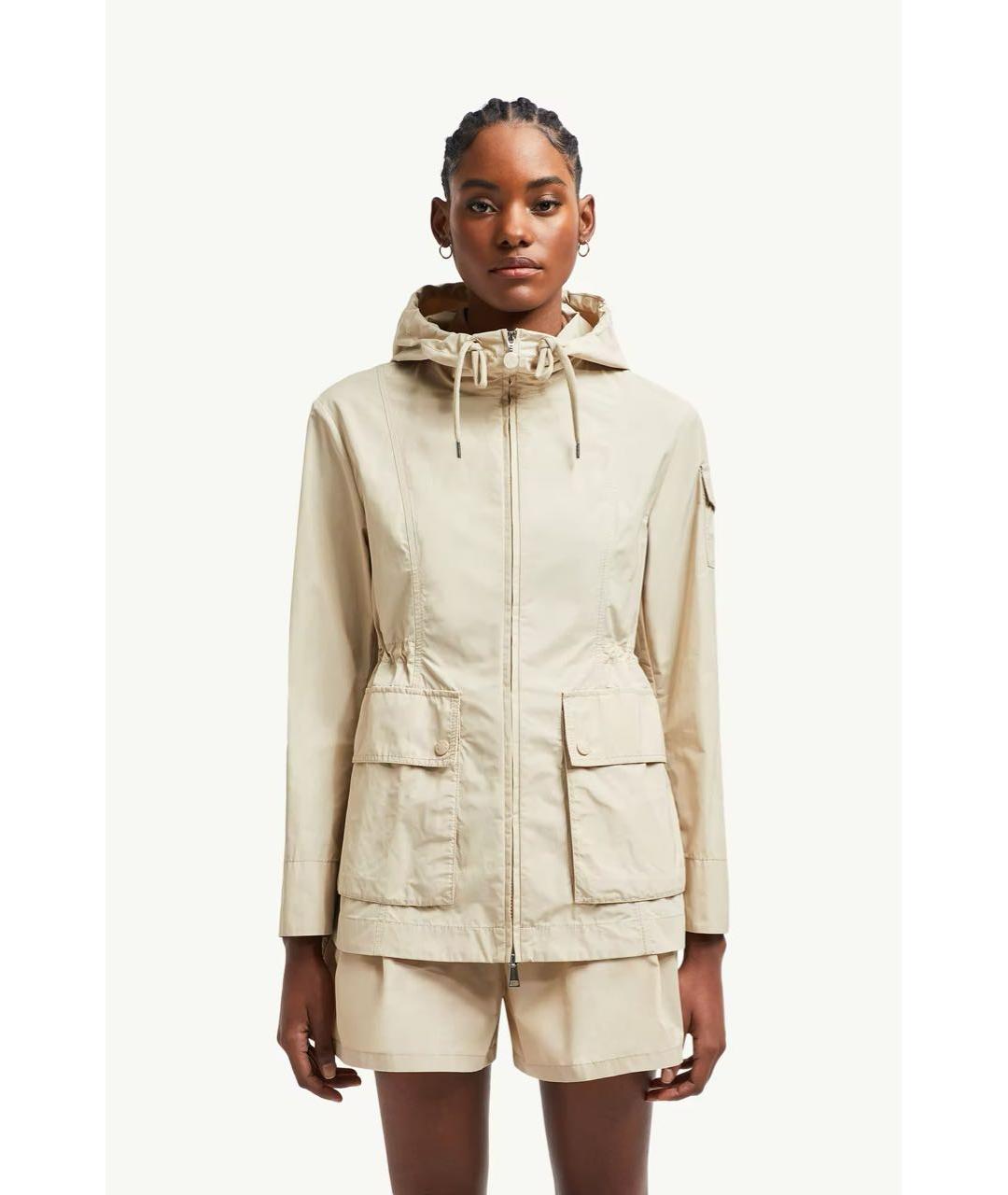 MONCLER Бежевая парка, фото 2