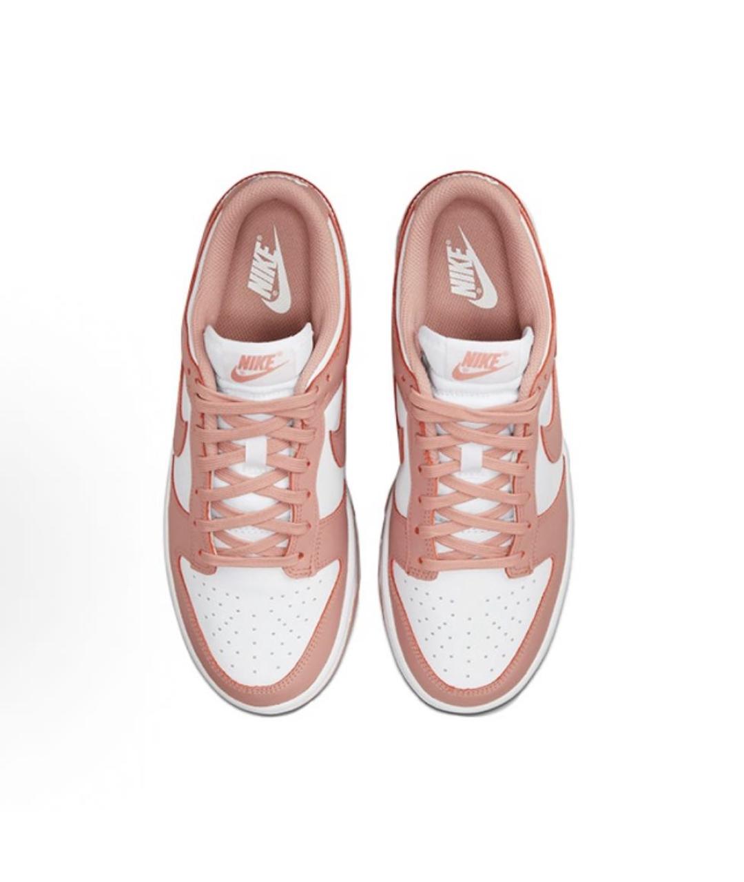 NIKE Коралловые кожаные кроссовки, фото 3