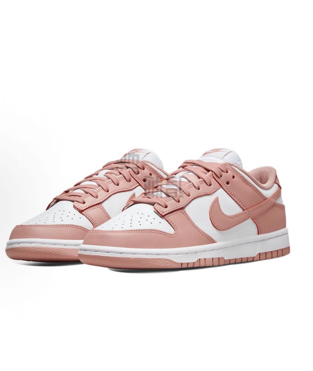 NIKE Коралловые кожаные кроссовки, фото 2