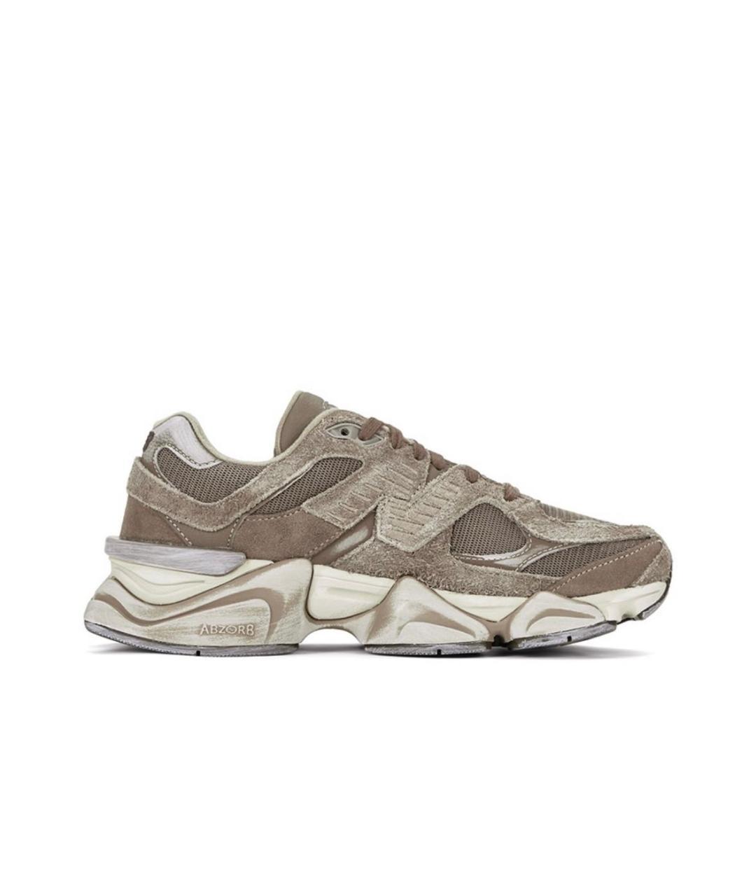 NEW BALANCE Бежевые замшевые кроссовки, фото 1