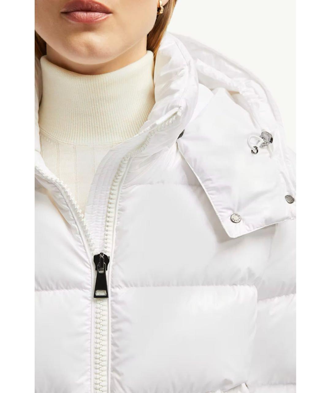 MONCLER Белый пуховик, фото 5